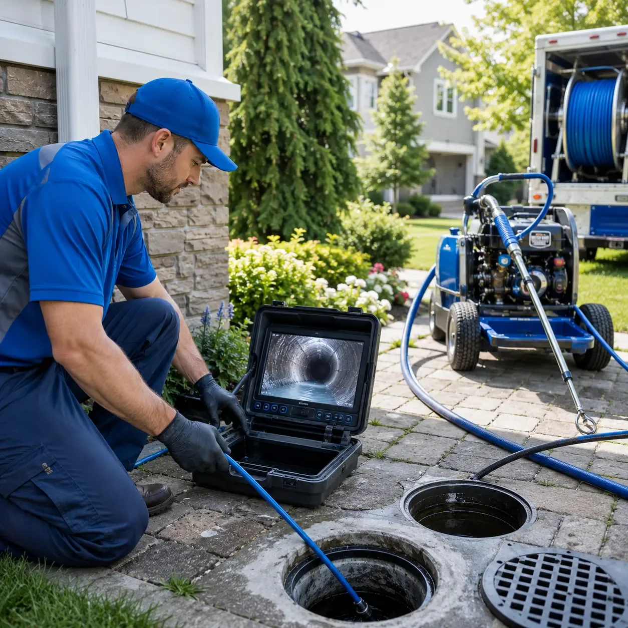 Outdoor drain cleaning professionals serving Lyons, IL